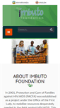 Mobile Screenshot of imbutofoundation.org